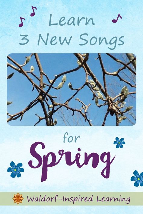 Waldorf Spring, Waldorf Homeschooling, Homeschool Music, Waldorf Homeschool, How To Sing, Spring Song, Singing Lessons, Singing Tips, Homeschool Lesson