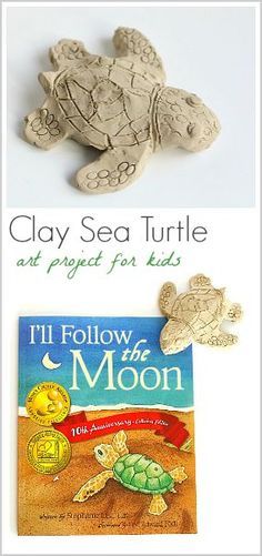 Art Activity For Kids, Clay Lesson, Turtle Sculpture, Sea Turtle Art, Kids Clay, Project For Kids, Art Activity, Turtle Art, Elementary Art Projects