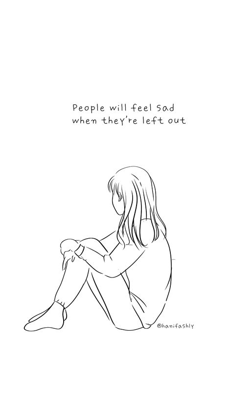 Being Left Out By Friends Drawing, Feeling Left Out Drawing, Losing Friends Quotes, Broken Friendship, Friends Sketch, Toxic Friends, Feeling Left Out, Meaningful Drawings, Friends Wallpaper