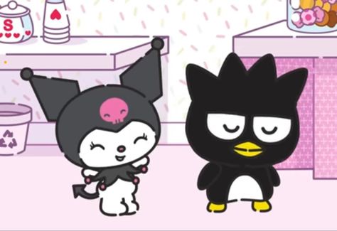 Kuromi And Badtz Maru Matching Pfps, Batzmaru And Kuromi, Badz Maru And Kuromi, Kuromi Badtz Maru, Batz Maru And Kuromi, Kuromi And Badtz Maru, Kuromi And Batzmaru, Kuromi Batzmaru, Badtz Maru