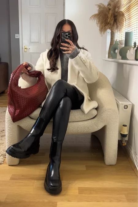 Chunky Chelsea boots curated on LTK Chelsea Boot Outfit Women, 2976 Chelsea Boots Outfit, Black Chunky Boots Outfit, Chunky Chelsea Boots Outfit, Chunky Boot Outfit, Wedge Boots Outfit, Chunky Boots Outfit, Chelsea Boot Outfit, Black Chunky Boots