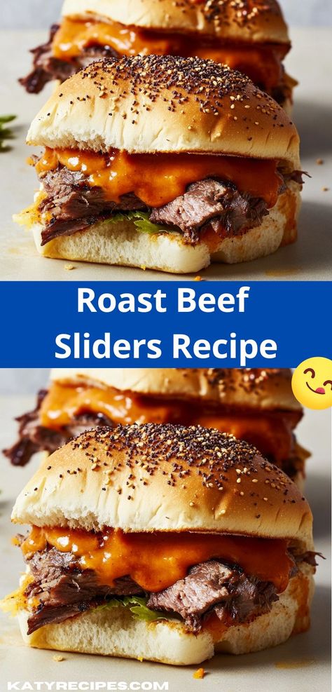 Whip up delicious roast beef sliders, packed with savory meat and rich flavor. Served on soft buns, these sliders are ideal for appetizers or a quick, satisfying dinner option. Dinner Ideas For Parties, Dinner Ideas Fun, Quick Dinner Ideas For Two, Roast Beef Sliders Recipes, Family Dinner Ideas Healthy, Easy Dinner Ideas For Family, Fun Dinner Ideas, Party Dinners, Sliders Recipes Beef