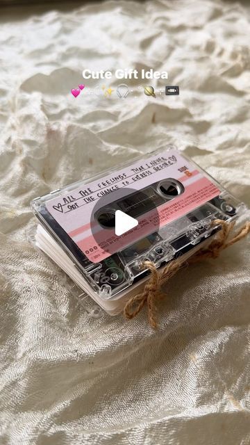 Nirali Shah on Instagram: "Used an actual cassette this time!😭🎧✨💕" Things To Do For Your Girlfriend Diy, Cute Girlfriend Gift Ideas, Gifts To Make Your Girlfriend, Diy Presents For Girlfriend, Diy Gifts For Girlfriend Creative, Diy Gift Ideas For Girlfriend, Nirali Shah, Gift Ideas For Girlfriends, Crafts For Girlfriend