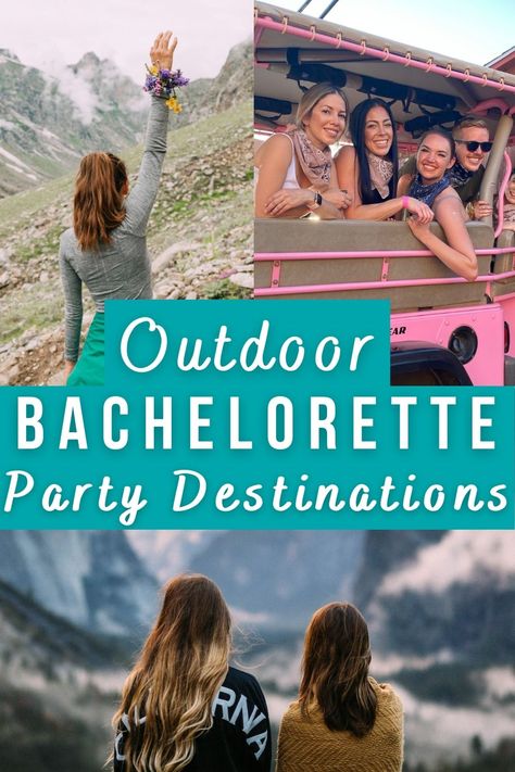 Bachelorette Destination Ideas, Outdoor Bachelorette Party, Lake Tahoe Bachelorette Party, Bachelorette Party Places, Tahoe Bachelorette, Bachelorette Party Lake, Bachelorette Locations, Batchlorette Party, Glamping Bachelorette Party