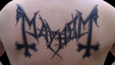 Mayhem Tattoo, Heavy Metal Tattoo, Shoulder Blade Tattoo, G Tattoo, Metal Tattoo, Band Tattoo, Dream Tattoos, Great Tattoos, Tattoo Work