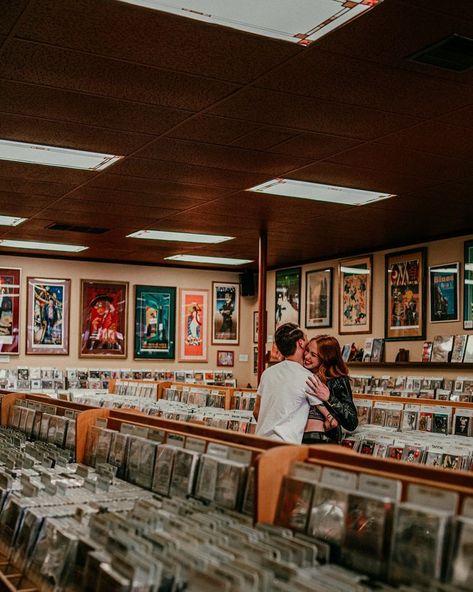 Record Store Photoshoot, Record Store Aesthetic, Amoeba Music, Robby Keene, Vinyl Store, Aesthetic 2000s, Record Stores, Black Wall Clock, Record Shop