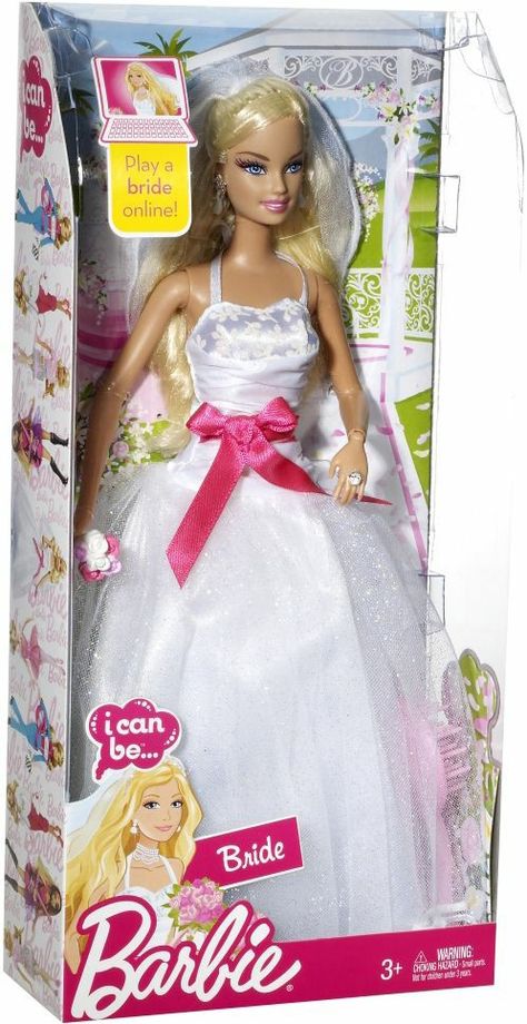 Barbie I Can Be Doll, 2010s Barbie Dolls, Barbie 2010 Dolls, Barbie I Can Be, Bridal Barbie, 2010 Barbie, Bride Barbie, Barbie Land, Doll Birthday Cake