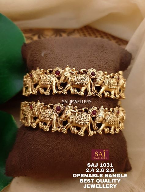 To buy this dm or whatsapp @ +91 93358 35609...#bangle #goldbangle #antiquebangle Bangles Gold Design, Kada Bangles Gold Design, Kada Bangles, Indian Bridal Jewelry Sets, Bangles Gold, Mangalsutra Designs, Gold Rings Fashion, Bangles Jewelry Designs, Gold Bangles Design