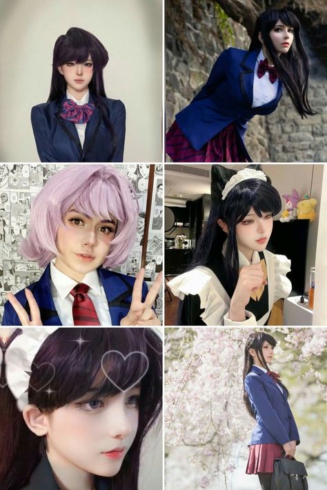 Veronica Cardoso on Tumblr Komi Can't Communicate Cosplay, Komi Cosplay, Sans Cosplay, Cant Communicate, Komi-san Wa Komyushou Desu, Komi Cant Communicate, Komi San, Cosplay Characters, Cosplay Makeup