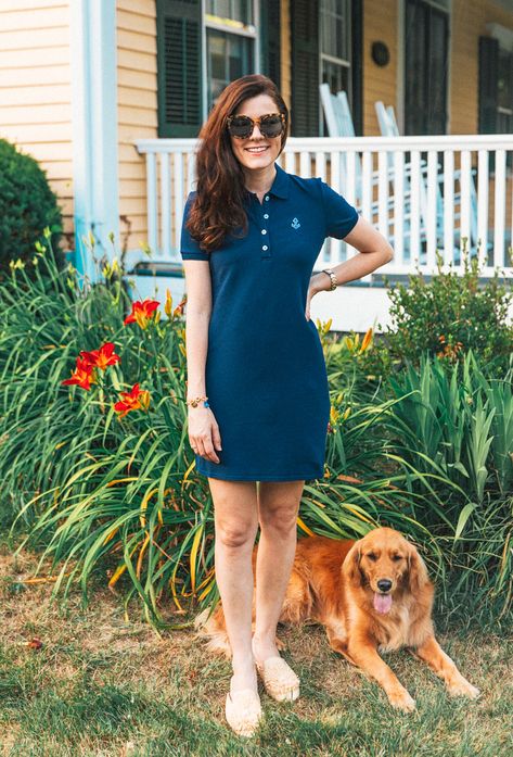 Polo Shirt Dress Outfit, Polo Dress Outfit Casual, Sagittarius 2023, Kiel James Patrick Sweater, Polo Dress Outfit, Keds Outfit, Sarah Patrick, Polo Dress Women, Country Couture