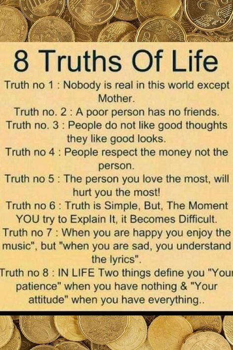 Universal Truth Quotes, Wise Words About Love, Mindfullness Quotes, Truths Of Life, Truths Quotes, Two Things Define You, No Friends, Quotes Ideas, When You Are Happy