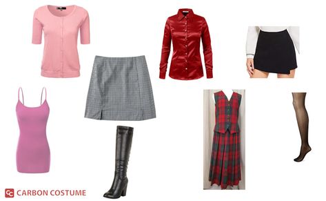 Bridget Jones from Bridget Jones's Diary Costume | Carbon Costume | DIY Dress-Up Guides for Cosplay & Halloween Bridget Jones Halloween Costume, Bridget Jones Diary Outfit, Bridget Jones Outfit, Bridget Jones's Diary, Unlucky In Love, Skirt And Vest, Bridget Jones Diary, Movie Outfits, Her Outfits