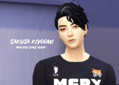 sims 4 haikyuu townie dump Sims 4 Cc Haikyuu Uniform, Sims 4 Haikyuu Cc, Sims Reference, Sakusa Kiyoomi, Sims 4 Hair Male, Sims 4 Traits, Sims Clothes, Makeup Cc, Sims 4 Anime