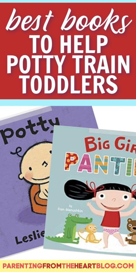 Find out the signs of potty training readiness from Parenting from the Heart as well as this list of the best potty training books for toddlers! Potty training books are a wonderful way to empower your toddler to know what to expect and what to do. Help your child reach this milestone with these tips and helpful books. #pottytrain #parenting #parentingadvice #books #kidsbooks #toddlers Potty Training Regression, Early Potty Training, Hitting Toddler, Best Toddler Books, Toddler Shows, Potty Training Books, Best Potty, Potty Training Girls, Books For Toddlers