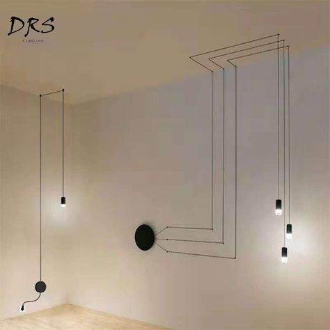 Smarter Shopping, Better Living! Aliexpress.com Diy Wall Sconces, Diy Hanging Light, Hanging Lamps Bedroom, European Lighting, Wall Sconces Living Room, Loft Wall, Sconces Living Room, Black Wall Lights, Hanging Bedroom