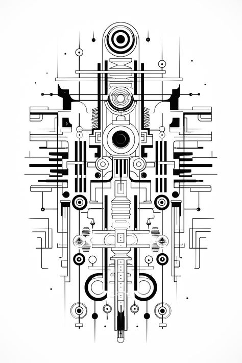 Mystical Buddhist Ink. Embark on a journey of spiritual enlightenment with a stylish tattoo design inspired by Buddhist architecture, featuring enigmatic symbols. #Buddhist #Architecture #TattooDesign #Mystical #Ink #Spirituality #Symbols Blueprint Tattoo, Spirituality Symbols, Circuit Board Tattoo, Circuit Symbols, Circuit Drawing, Electronic Tattoo, Hamsa Hand Tattoo, Buddhist Architecture, Cyberpunk Tattoo