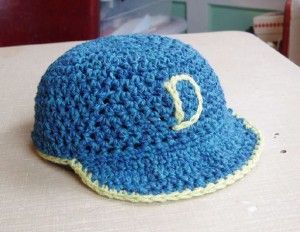 Free Crochet Pattern Baseball MLB Crochet Baseball Hat, Baseball Cap Pattern, Baby Baseball, Crochet Baby Hat Patterns, Hat Patterns Free, Baby Hat Patterns, Crochet Baby Boy, Cap Patterns, Baseball Baby