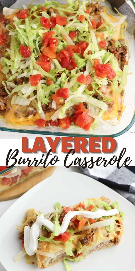 Burrito Bake Casserole Taste Of Home, Taste Of Home Burrito Bake, Burrito Bake Taste Of Home, Burrito Bake Casserole, Raspberry Pinwheels, Burrito Supreme Recipe, Pinwheels Recipes, Burrito Casserole Recipe, Burrito Bake