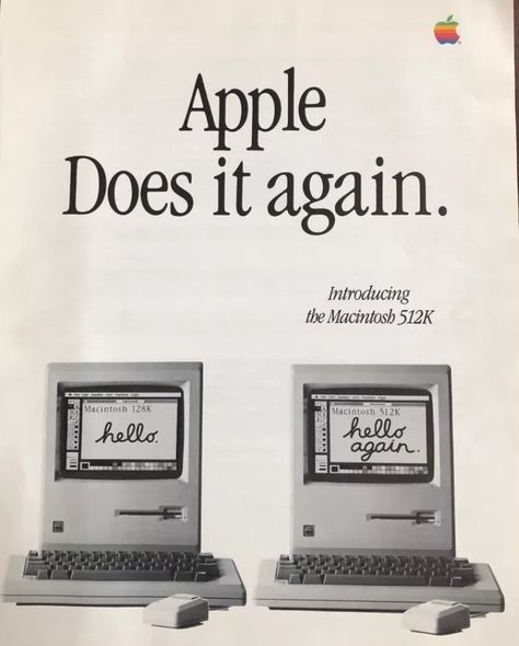 Apple Advertising, Copywriting Ads, Apple Computers, مرسيدس بنز, Vintage Poster Design, Great Ads, Old Advertisements, Vintage Apple, Best Ads