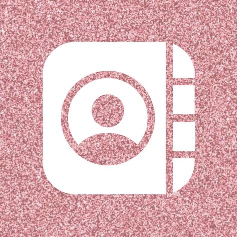 Pink Contacts, Rose Gold Wallpaper Iphone, Android App Icon, Phone Ios, Logo Aesthetic, Icon Iphone, Gold Wallpaper Iphone, Widget Icons, Rose Gold Wallpaper