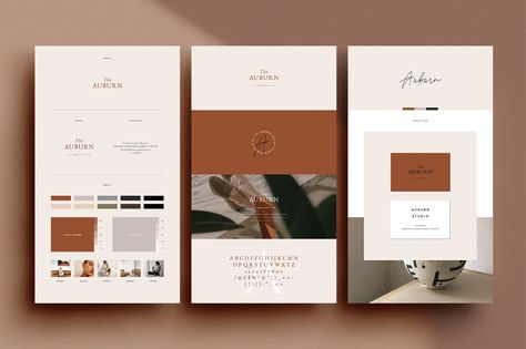 Brand Sheets on Behance Auburn Logo, Brand Board Template, Infographic Powerpoint, Company Identity, Presentation Software, Branding Template, Creative Products, Brand Style Guide, Media Kit