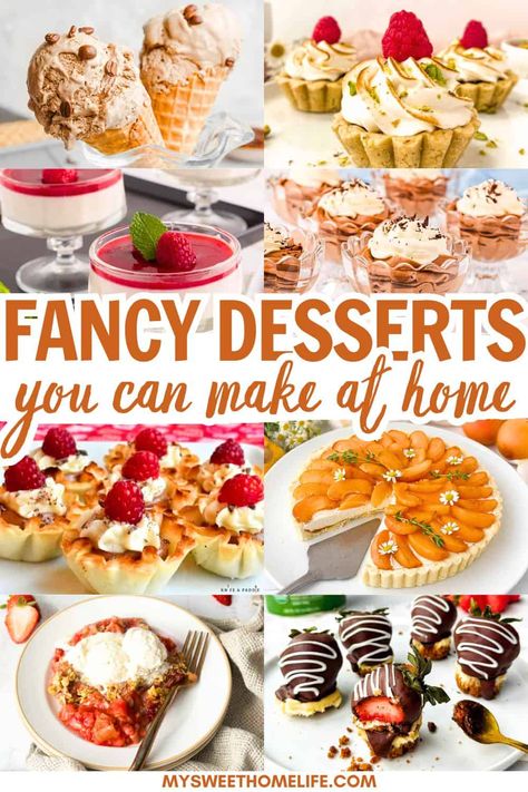 Shareable Desserts Parties, Simple Fancy Desserts, Girls Night Dessert Ideas, Pretty Dessert Recipes, Dessert Recipes Birthday, Restaurant Desserts Ideas, Desserts For Dinner Party, Fancy Desserts Beautiful, Dessert For Dinner Party