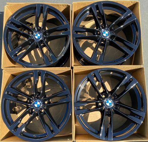 20" BMW 650i 640i Factory OEM Wheels Gloss Black Rims 6 series Staggered 20 · $2,200.00 Aftermarket Rims, Bronze Wheels, Bmw 650i, Bmw Wheels, Bmw 6 Series, Oem Wheels, Black Rims, Bmw X6, Black Wheels