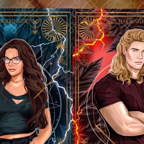 JEMLIN on Instagram: "Hey all!! Time to show the character cards in the WORLD OF JLA COLLECTION set!!! (In collaboration with @prettygalpins and @jennifer_l_armentrout ) First up are Trinity and Zayne from the Harbinger Series!!! . . . #harbinger #fantasy #fantasyart #jla #jenniferlarmentrout #fbaa #bookishart #bookart #bookstagram #bookish #instareads #fanart" Storm And Fury Fanart, Jennifer L Armentrout, Character Cards, Book Talk, Fantasy Novels, Book Characters, Book Series, All Time, The Darkest