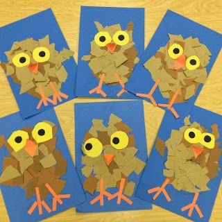 Owl Activities for a Owl Preschool Theme | Preschool Powol Packets Owl Preschool, Owl Activities, Owl Babies, Classe D'art, Kindergarten Art Projects, October Art, Fall Art Projects, Paper Owls, Owl Crafts