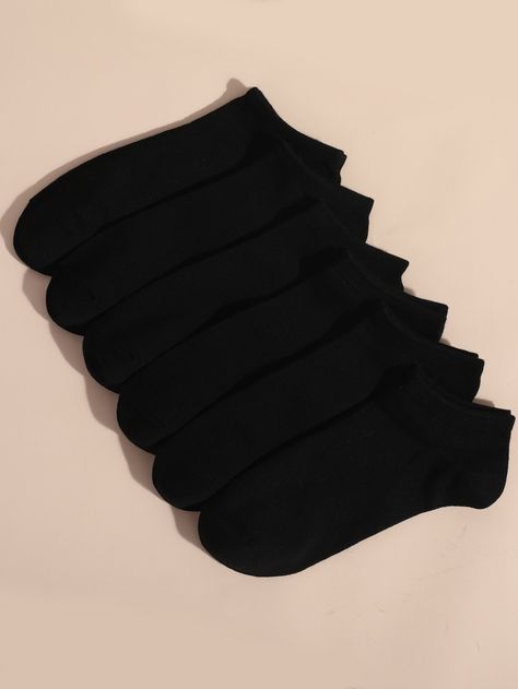 Black    Polyester Plain Ankle Socks Embellished   Women Socks & Hosiery Black Ankle Socks, Pattern Tights, Mesh Socks, Ankle Socks Women, Patterned Tights, Women Socks, Black Socks, Cute Socks, Perfect Wardrobe