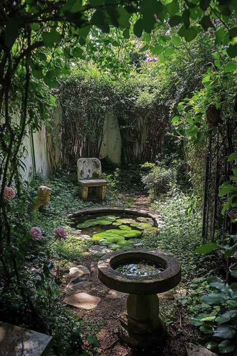 Fairy Garden Home, How To Make A Secret Garden, Secret Garden Vibes, Secret Garden Ideas Backyard, Garden Cottage Aesthetic, Cottage Garden Aesthetic, Forest Garden Ideas, Over The Garden Wall Aesthetic, Secret Garden Aesthetic