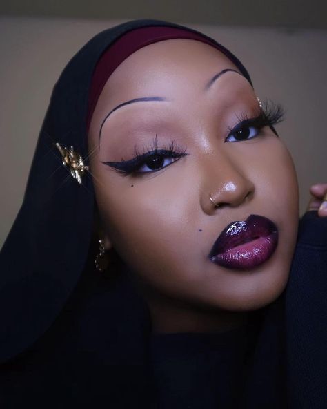 Show Makeup, Alt Makeup, Makeup For Black Skin, Work Makeup, Brown Skin Makeup, Alternative Makeup, Cool Makeup Looks, Ethereal Makeup, Inspired Makeup