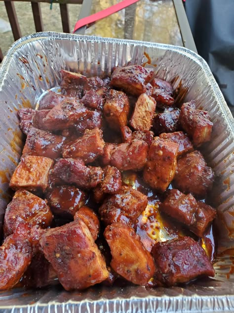 Country Style Pork Ribs Burnt Ends, Dinner Bbq Ideas, Bbq Meat Ideas, Bbq Entrees, Healthy Bbq Ideas, Easy Bbq Ideas, Easy Bbq Dinner, Easy Bbq Dinner Ideas, Smoked Burnt Ends