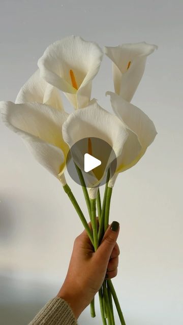 Lily Paper Flower, How To Make Lily Flowers, Paper Lilies, Paper Lily, Diy Big Flowers, Diy Calla Lily, Crepe Paper Lily, Crepe Paper Calla Lily Tutorials, Crepe Paper Calla Lily