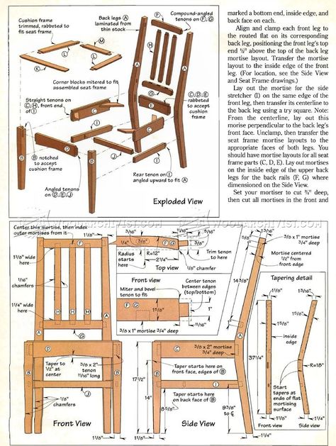 Woodworking Plans Patterns, Hantverk Diy, Wood Chair Design, Woodworking Plans Pdf, Chair Design Wooden, Woodworking Plans Beginner, Woodworking Projects Furniture, Woodworking Projects For Kids, Woodworking Furniture Plans