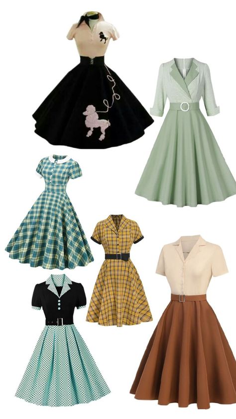 1950s British Fashion, 50s Dress Aesthetic, 1960s Fashion Black Women, 1950s Casual Outfits, 50s 60s Fashion, 50s Costumes, 50s Clothes, Early 60s Fashion, Early 1960s Fashion