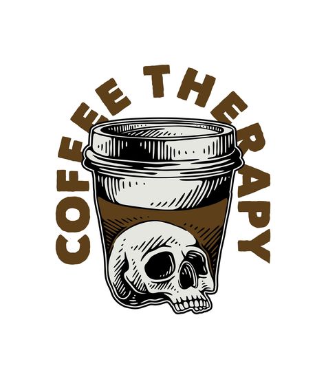 Goth Coffee Shop, Coffee Cup Illustration, Coffee Cup Designs, Lips Art Print, Skull Coffee, Skeleton Coffee, Coffee Artwork, Coffee Tattoos, Coffee Facts