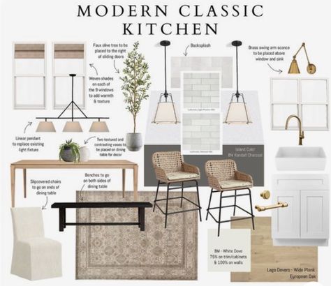 Pot Fillers Over Stove, Modern Classic Kitchen Design, Modern Classic Kitchen, House Moodboard, Kitchens Designs, Kitchen 2024, Classic Kitchen Design, Design Mood Board, Kitchen Mood Board