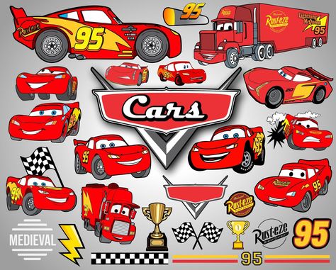 Lightning Mcqueen Vector Svg, Bundle Clip Art Check more at https://bestdesignbundle.com/product/lightning-mcqueen-vector-svg-bundle-clip-art/ Lightning Mcqueen, Digital Illustrations, Print And Cut, Zip File, Silhouette Cameo, Cricut Design, Digital Illustration, Digital Files, Art Images