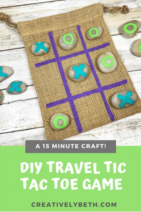 How to DIY a Tic Tac Toe Game in 15 Minutes Diy Tic Tac Toe Game, Rock Painting For Beginners, Tic Tac Toe Diy, Diy Tic Tac Toe, Seniors Crafts, Tic Tac Toe Board, Kindergarten Art Projects, Rainbow Rocks, Vbs Crafts