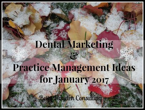 Dental Practice Management and Marketing Ideas to help you make January your Best Month Ever! Dental Marketing Ideas, Dental Office Management, Dental Practice Management, Dental World, Referral Marketing, Hygiene Tips, Dental Marketing, Teeth Implants, Practice Management