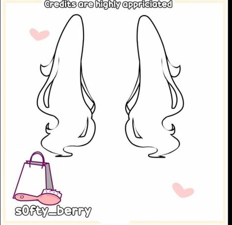 Gacha Hair Base Drawing, Gacha Back Hair Base, Hair Props Gacha, Gacha Base Hair, Gacha Hair Drawing, Gacha Life Hair Base, Gacha Hair Base, Gacha Life Props, Gacha Hand Base