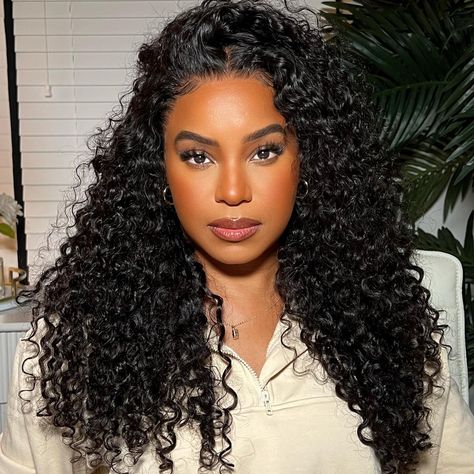 All Posts • Instagram Natural Curly Wig, Curly Lace Wig, Hair Knot, Hair Tape, Beauty Forever, Deep Wave Hairstyles, Ombre Wigs, Human Virgin Hair, Lace Closure Wig