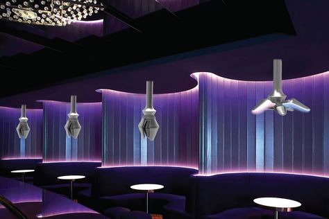 A Robotic Deodorant | Yanko Design Club Design Interior, Hotel Lighting Design, Club Interior, Club Lighting, Nightclub Design, Lounge Club, Bar Interior Design, Vip Room, Contemporary Hotel