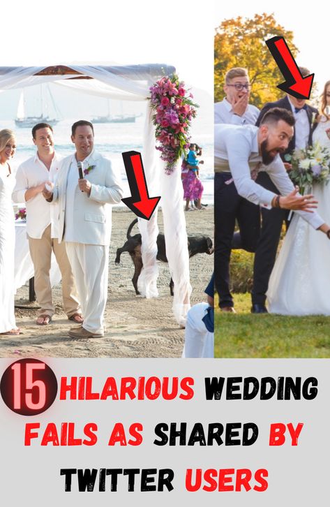 15 #Hilarious #Wedding #Fails as Shared by Twitter Users Wedding Fails Funny, Wedding Dress Fails, Wedding Fail, Funky Pants, Neutral Dress, Blonde Hair Transformations, Fashion Fails, Design Fails, Funny Fashion