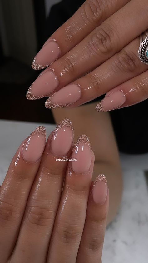 Nails 
French tip
Glitter
Almond nails
French tip glitter
Short nails Almond Shaped Glitter Tip Nails, Round Glitter French Tip Nails, Sparkle French Tips Nails, Gold Glitter French Tip Nails Acrylic, Rose Gold Nails Acrylic French Tips, Rose Gold Glitter Tips Nails, Glitter French Tips Almond Nails, Rose Gold French Tip Nails Almond, French Acrylic Nails Glitter