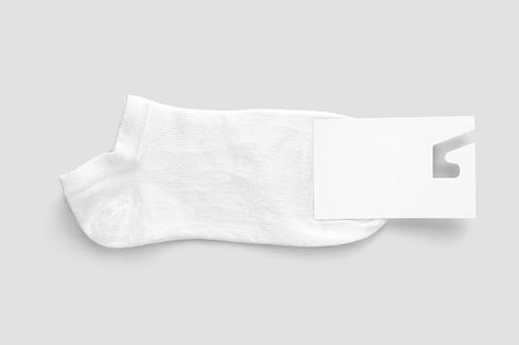 Free Ankle Socks With Label Tag Mockup PSD - PsFiles Sock Mockup, Tag Mockup, Label Mockup, Psd Template Free, Free Tshirt, Label Tag, Mockups Design, Branding Mockups, Free Photoshop