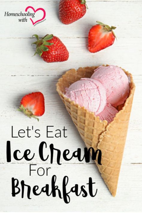 Over the years, I’ve found a few ways to incorporate ice cream into recipes and activities to celebrate Eat Ice Cream for Breakfast Day. Ice Cream For Breakfast Day, Ice Cream For Breakfast, Christian Motherhood, Home Education, Over The Years, Blogging, The First, Ice Cream, Education