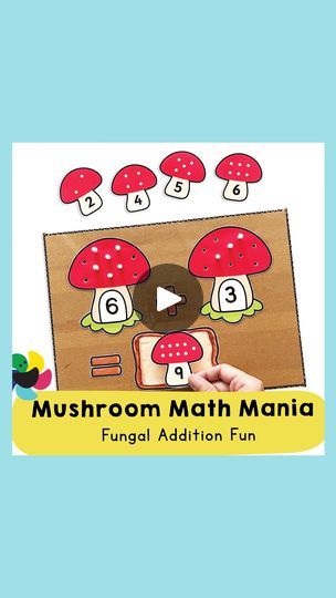 Colorful Mushrooms, Game Watch, Addition Games, Future Inspiration, Whiteboard Marker, Glue Stick, Cotton Buds, Game Nights, Family Game