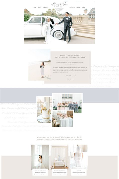 A look inside the overall brand strategy, inspiration and Showit website design for a fine art wedding photographer. A timeless, romantic and soft design that connects with this photographer's ideal clients - view more of her website at thekatecollective.com Luxury Website, Wedding Website Design, Showit Website Design, Wedding Photography Website, Moodboard Inspiration, Branding Process, Branding Inspo, Photographer Website, Website Launch